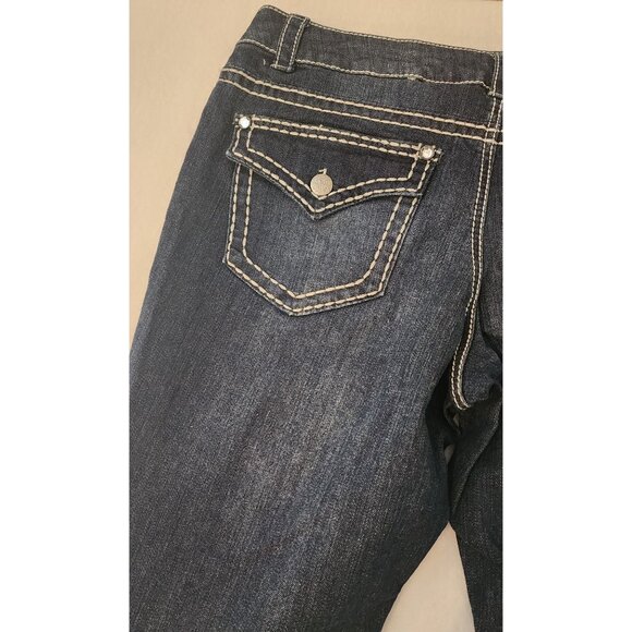 Paisley Sky Women's Dark Wash Denim Jeans Size 14 - Picture 8 of 13
